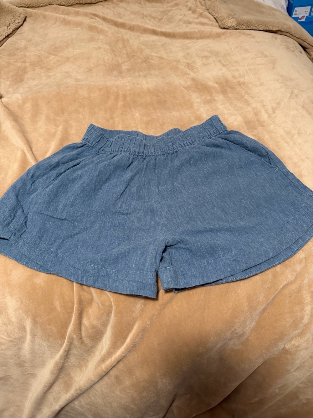 Patagonia Garden Island Women's Elastic-Waist Blue Shorts Women’s Small - Picture 5 of 10